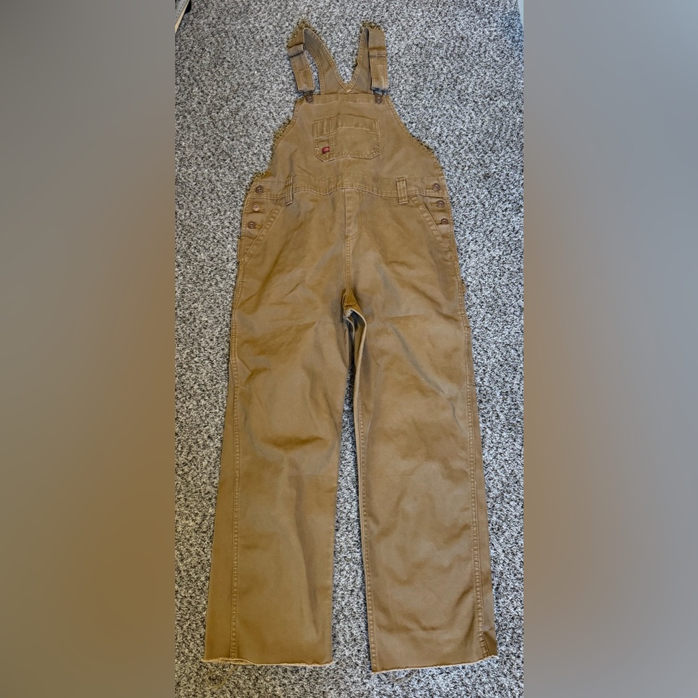 Dickies copper Brown Wide Leg overalls coveralls